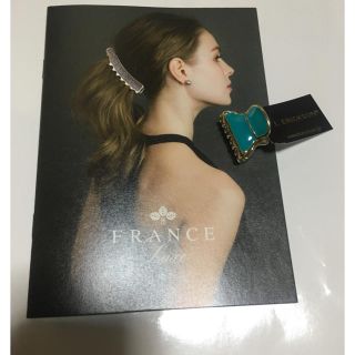 France Luxe エナメル ミニ ジョー(バレッタ/ヘアクリップ)