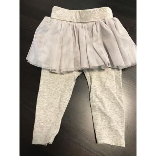 ベビーギャップ(babyGAP)の【GAP】チュールスカートレギンス ライトグレー 80cm(パンツ)