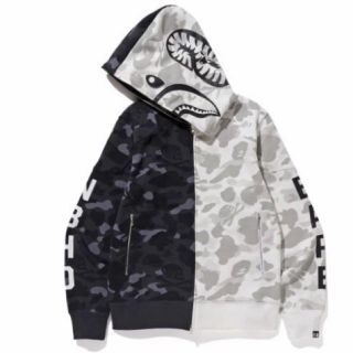 アベイシングエイプ(A BATHING APE)のLサイズ BAPE NEIGHBORHOOD SHARK HOODIE(パーカー)