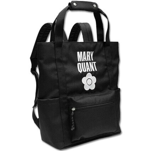 限定価格MARY QUANT シンプルロゴデイジー リュック／マリークヮント