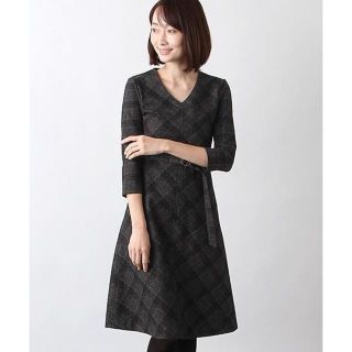 アナイ(ANAYI)の交渉可  新品タグ付き 18AW アナイ ANAYI  チェック ワンピース(ロングワンピース/マキシワンピース)