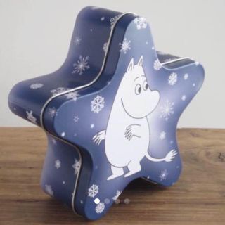 アラビア(ARABIA)のムーミンmoomin/星型　ティン缶BOX ボックス 箱(小物入れ)