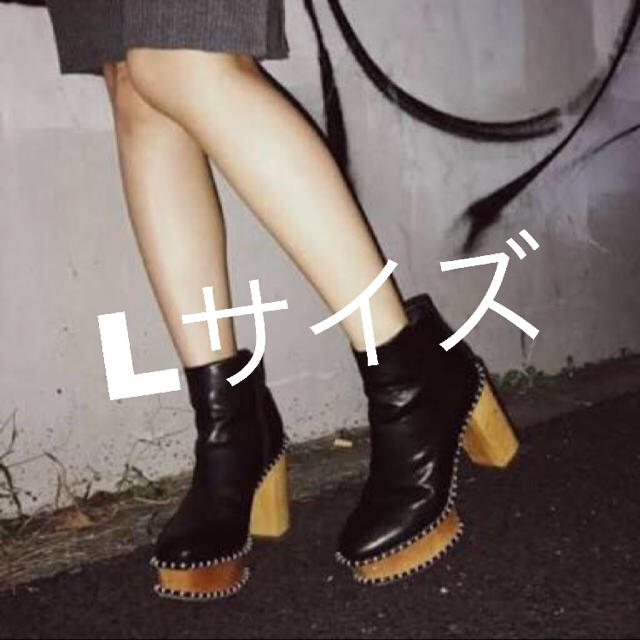 moussy ウッドソールブーツ