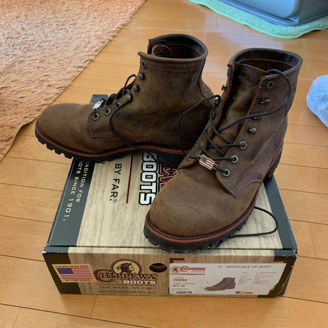 【在庫あり/即出荷可】 CHIPPEWA - camellia0808専用CHIPPEWA ワークブーツ チペワ ブーツ - covid19