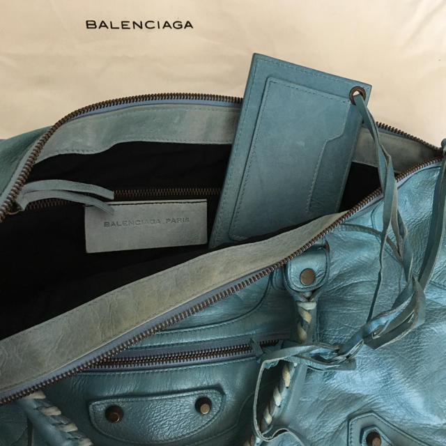 BALENCIAGA BAG(バレンシアガバッグ)のバレンシアガ バッグ L 水色 Balenciaga Bag レディースのバッグ(ハンドバッグ)の商品写真