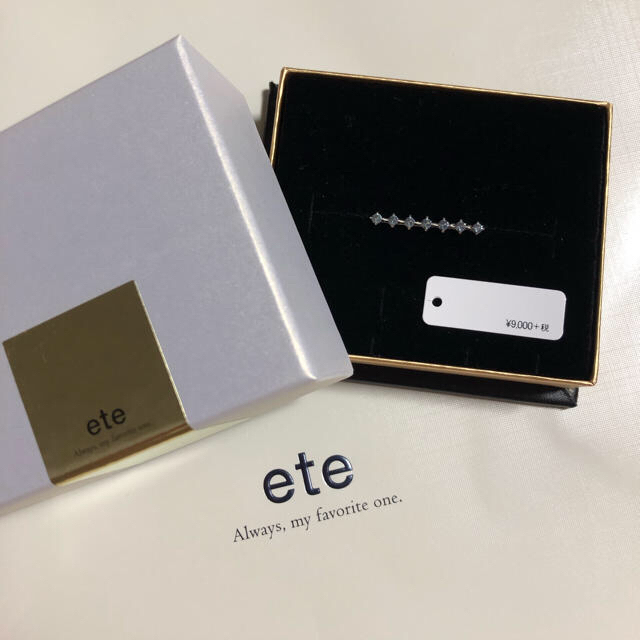 ete(エテ)のete イヤークリップ ナノストーン レディースのアクセサリー(イヤリング)の商品写真