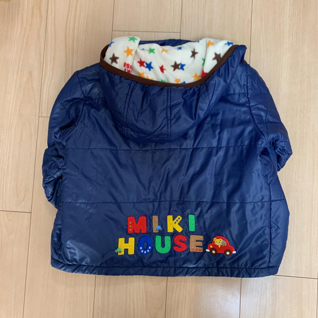 mikihouse(ミキハウス)の美品  ミキハウス 5wayジャンパー キッズ/ベビー/マタニティのキッズ服女の子用(90cm~)(コート)の商品写真