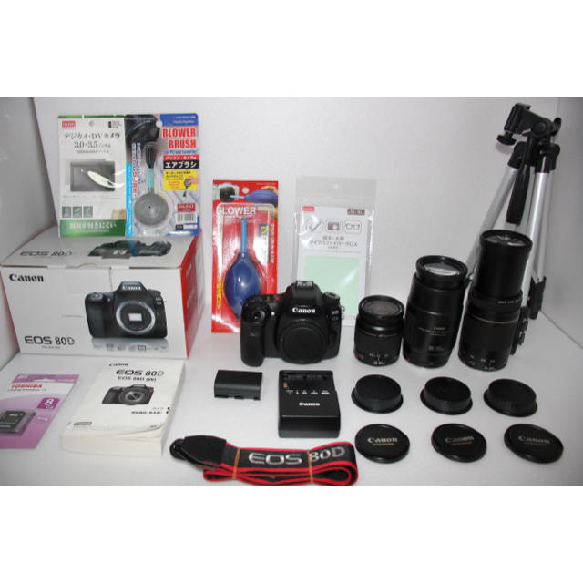 超安い】 Canon - キャノン Canon EOS 80D 標準&望遠&単焦点トリプル 超安い】 Canon - キャノン Canon EOS 80D 標準&望遠&単焦点トリプル