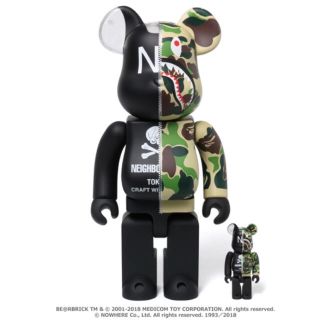 アベイシングエイプ(A BATHING APE)のBAPE® NBHD  BE@RBRICK 100%&400% SET(キャラクターグッズ)