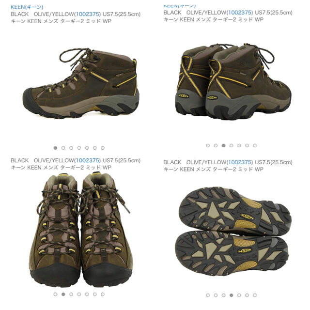 KEEN(キーン)のKEEN Mens Targhee II Mid WP  メンズの靴/シューズ(スニーカー)の商品写真