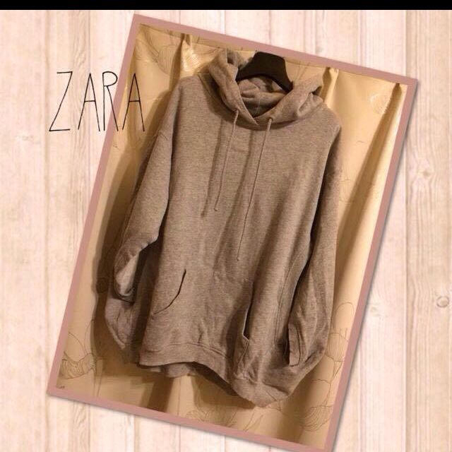 ZARA(ザラ)のZARA パーカー ワンピース レディースのトップス(パーカー)の商品写真