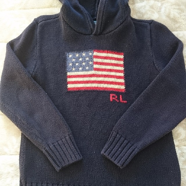 POLO RALPH LAUREN(ポロラルフローレン)のポロラルフローレン☆130コットンセーター キッズ/ベビー/マタニティのキッズ服男の子用(90cm~)(ニット)の商品写真