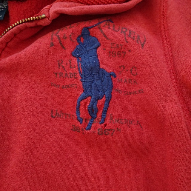 POLO RALPH LAUREN(ポロラルフローレン)のポロラルフローレン☆120ビッグポニーパーカー キッズ/ベビー/マタニティのキッズ服男の子用(90cm~)(ジャケット/上着)の商品写真