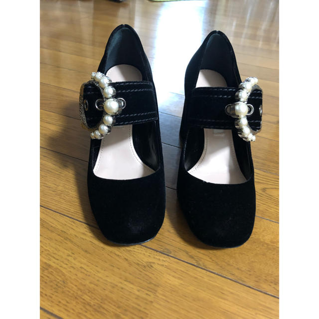 miumiu - ✨美品 miumiu✨ベロア靴の通販 by miu|ミュウミュウならラクマ
