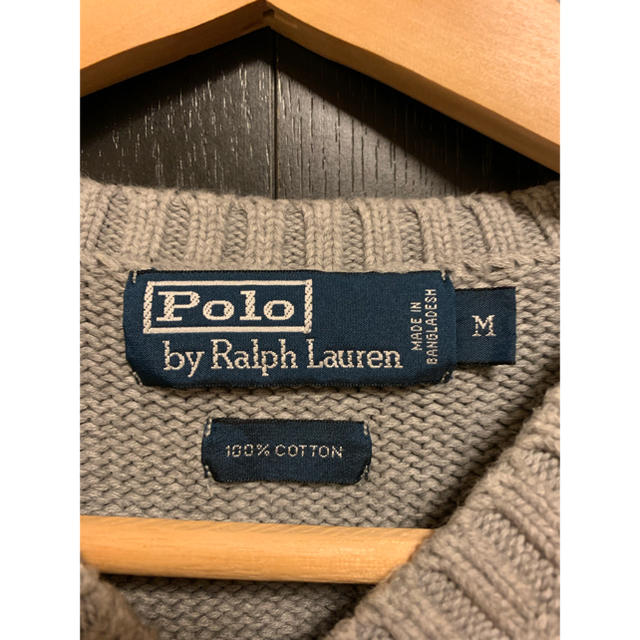 POLO RALPH LAUREN(ポロラルフローレン)の【ポロラルフローレン】ベスト ニット グレー メンズのトップス(ベスト)の商品写真