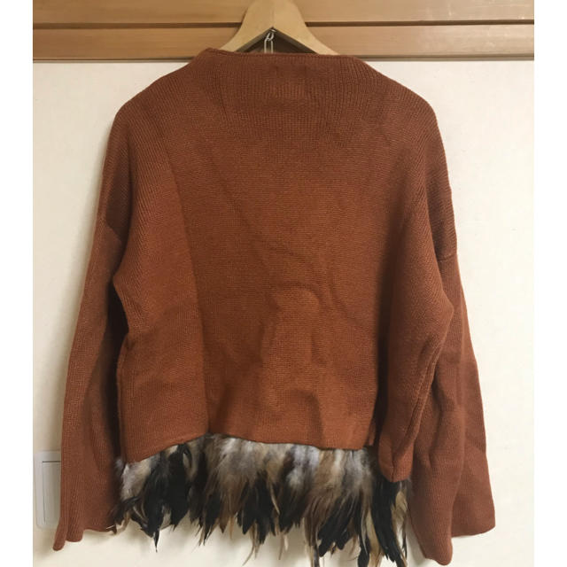 Ameri VINTAGE(アメリヴィンテージ)のameri  vintage ostrich feather knit レディースのトップス(ニット/セーター)の商品写真