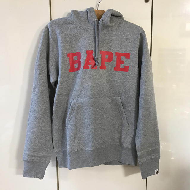 新品 BAPE グレーパーカーパーカー