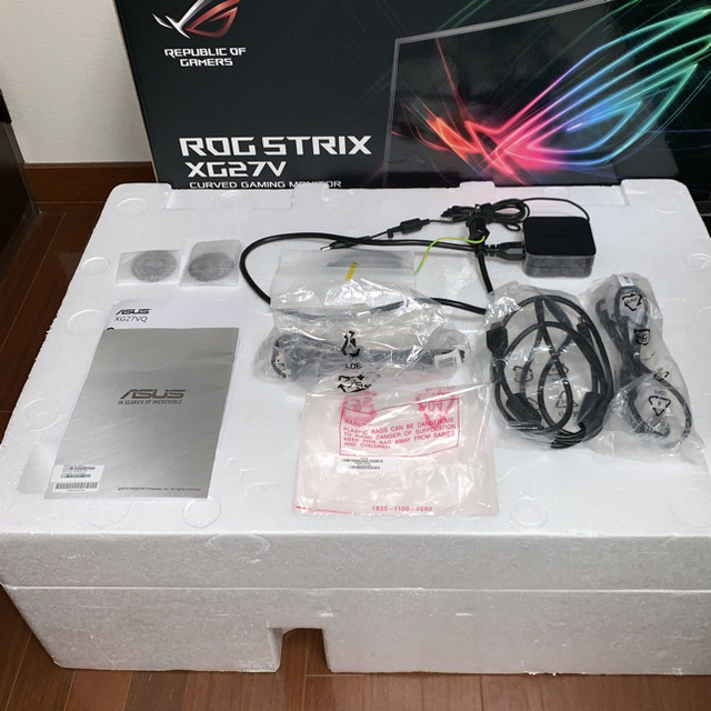 ASUS ROG STRIX XG27VQ 27インチ ゲーミングモニター 美品