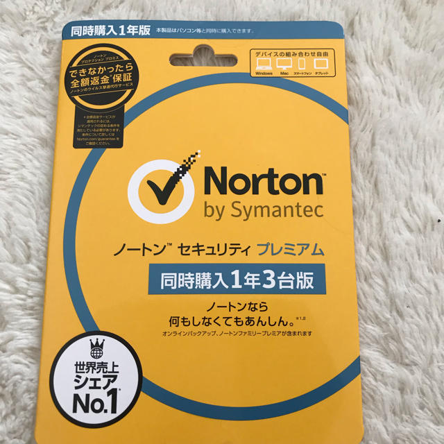 Norton(ノートン)の☆いい宿めっけ様専用☆ノートン セキュリティー プレミアム スマホ/家電/カメラのPC/タブレット(その他)の商品写真