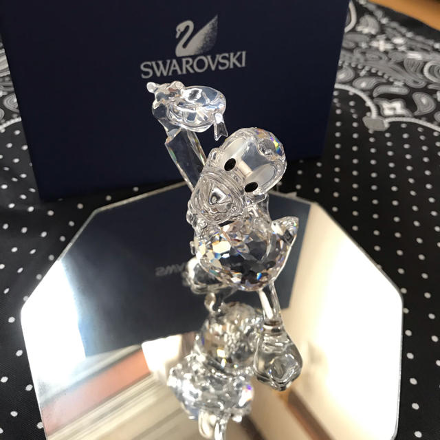 SWAROVSKI(スワロフスキー)のあずき様専用品！ドナルド&ミッキースワロフスキー 廃番品！ インテリア/住まい/日用品のインテリア小物(置物)の商品写真