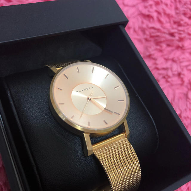 KLASSE14 rosegold mesh 36mm時計