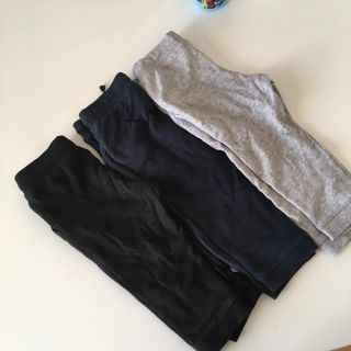 エイチアンドエム(H&M)のH&M シンプルスウェット 三本セット80(パンツ)