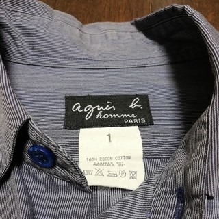 アニエスベー(agnes b.)のagnes b. homme アニエスベー ストライプシャツ　1(シャツ)