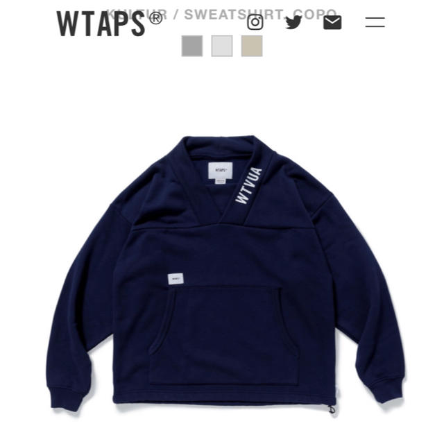 WTAPS 18AW KIMONO NAVY S 定価以下