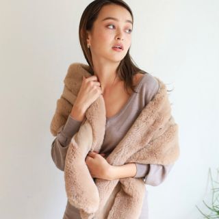 シールームリン(SeaRoomlynn)のsearoomlynn 🌴ecoファーmuffler 新品タグ付き(マフラー/ショール)