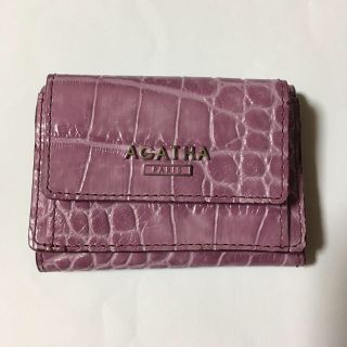 アガタ(AGATHA)のAGATHA 「レオン」三つ折り財布 ピンク(財布)