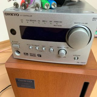 オンキヨー(ONKYO)のONKYO PR-155AXとSWA-V15Xのセット(アンプ)