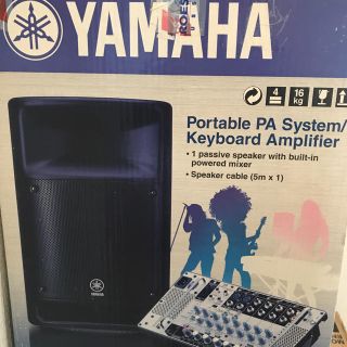 ヤマハ(ヤマハ)のYAMAHA portable PA system STAGEPAS250M(ミキサー)