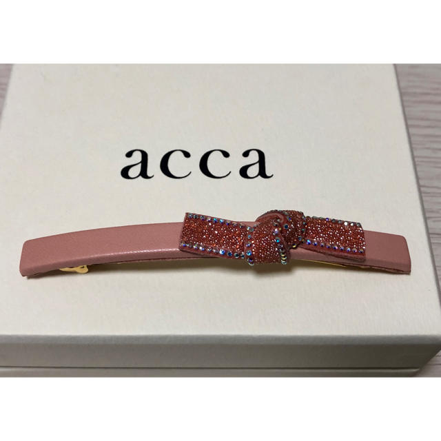 acca ヘアクリップ ピンク 新品未使用