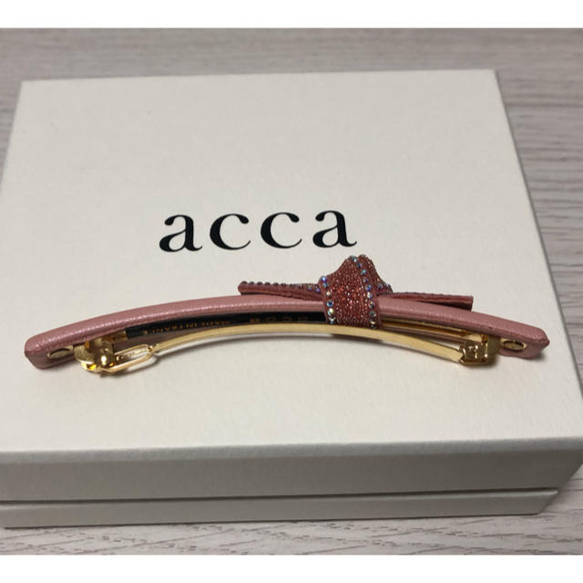acca ヘアクリップ ピンク 新品未使用 1