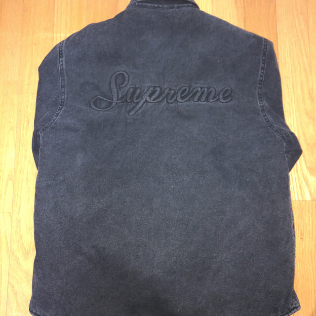 Supreme(シュプリーム)のsupreme sherpa lined denim shirt メンズのジャケット/アウター(Gジャン/デニムジャケット)の商品写真