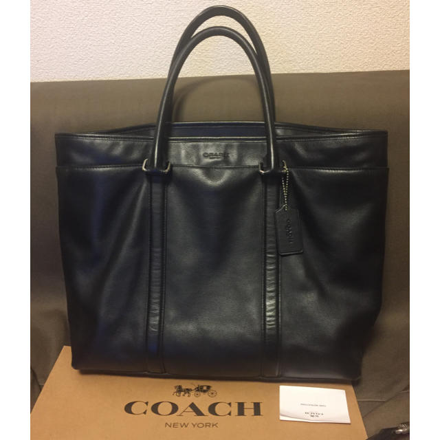 COACH コーチ ビジネス 2way トートバッグ 黒