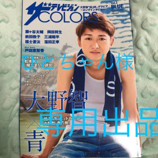 大野智 雑誌 ザテレビジョンCOLORS(アート/エンタメ/ホビー)