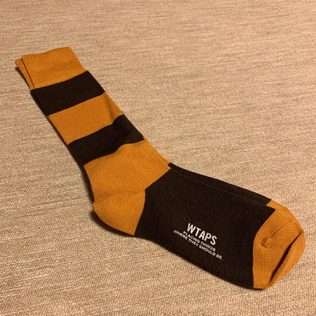 W)taps(ダブルタップス)のwtaps 2014aw SOCKS 01 マスタード メンズのレッグウェア(ソックス)の商品写真