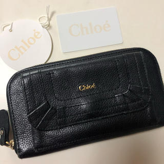 クロエ(Chloe)のChloe ロゴモチーフ 長財布(財布)