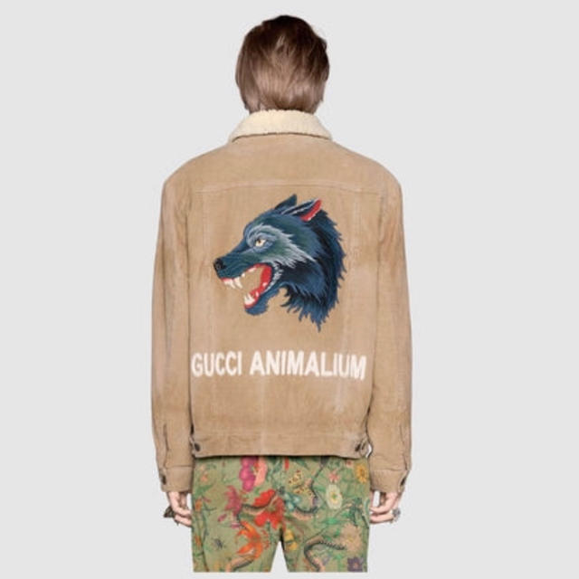 Gucci - 新春特価 GUCCI Animalium シアリングコーデュロイジャケット ...