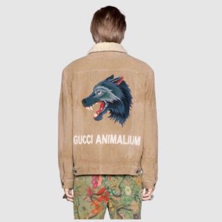 グッチ(Gucci)の新春特価 GUCCI Animalium シアリングコーデュロイジャケット 52(Gジャン/デニムジャケット)