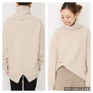 ドゥーズィエムクラス(DEUXIEME CLASSE)の新品タグ付18AW　ドゥーズィエムクラス　JADE タートルネック プルオーバー(ニット/セーター)