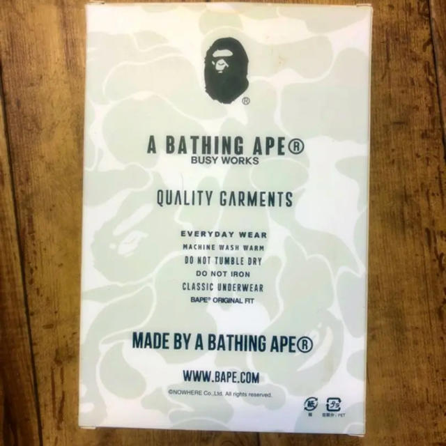 A BATHING APE(アベイシングエイプ)の【限定モデル】新品、未使用品★エイプ A BATHING APE ボクサーパンツ メンズのアンダーウェア(ボクサーパンツ)の商品写真