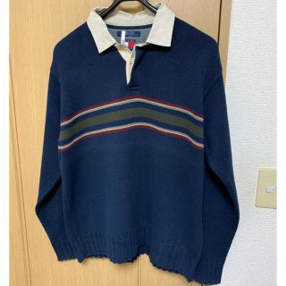 トミーヒルフィガー(TOMMY HILFIGER)のTOMMY HILFIGER 90s vintage ポロニット古着(ニット/セーター)