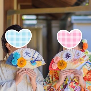 wedding♡結婚式♡花嫁♡花婿♡前撮り♡和装♡夫婦扇子(その他)