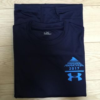 アンダーアーマー(UNDER ARMOUR)の＊MARu様予約済＊【未使用・美品】横浜マラソン2017Tシャツ SMサイズ(Tシャツ/カットソー(半袖/袖なし))