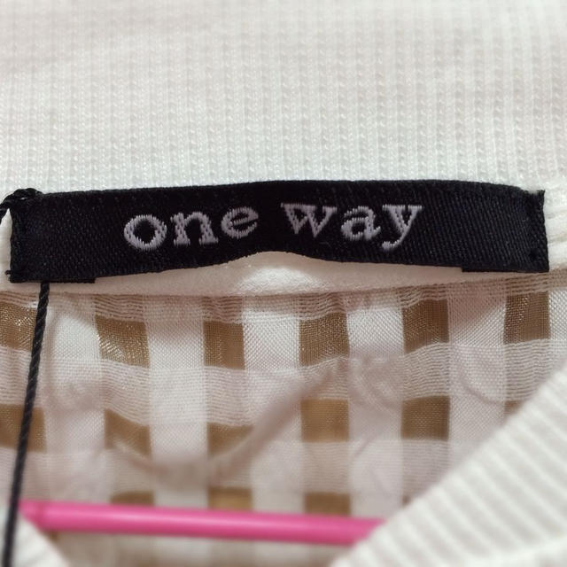 one*way(ワンウェイ)のone way シフォン アウター レディースのジャケット/アウター(ノーカラージャケット)の商品写真