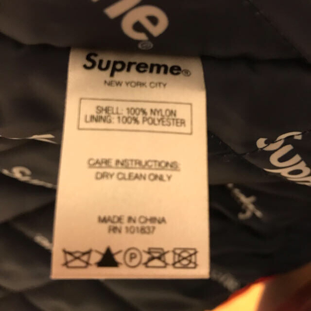 Supreme(シュプリーム)のsupreme 2-torn sideline  jacket メンズのジャケット/アウター(ダウンジャケット)の商品写真