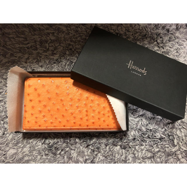 Harrods(ハロッズ)のHarrods オーストリッチ 長財布 レディースのファッション小物(財布)の商品写真