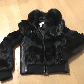 アルマーニ　ARMANI EXCHANGE ファーコート　レディース　S  美品